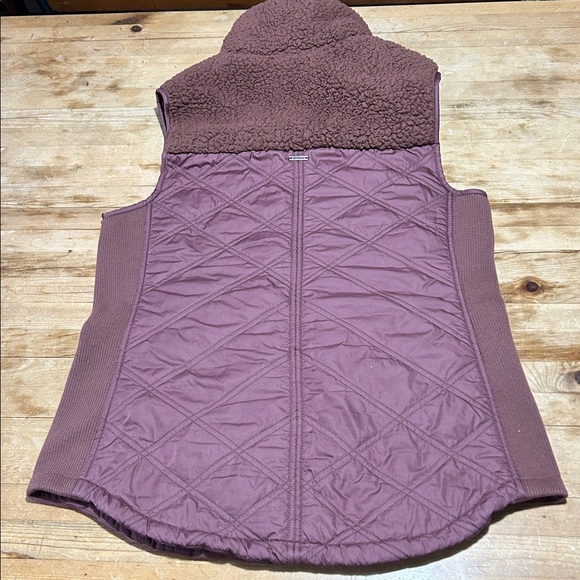 prAna Fleece Quilted Full Zip Vest M - Picture 10 of 11